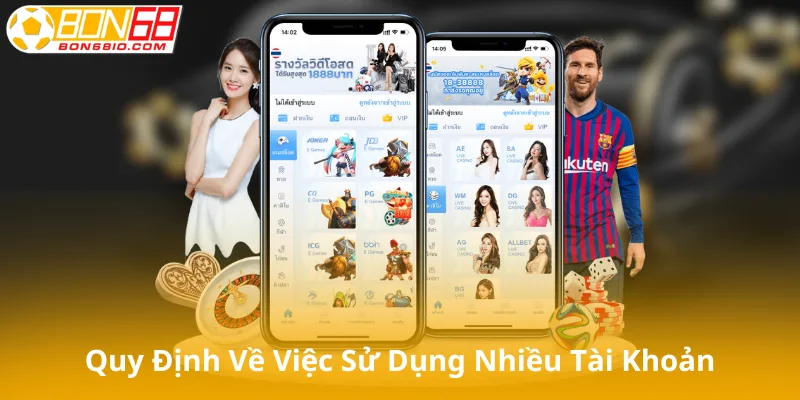 Quy Định Về Việc Sử Dụng Nhiều Tài Khoản
